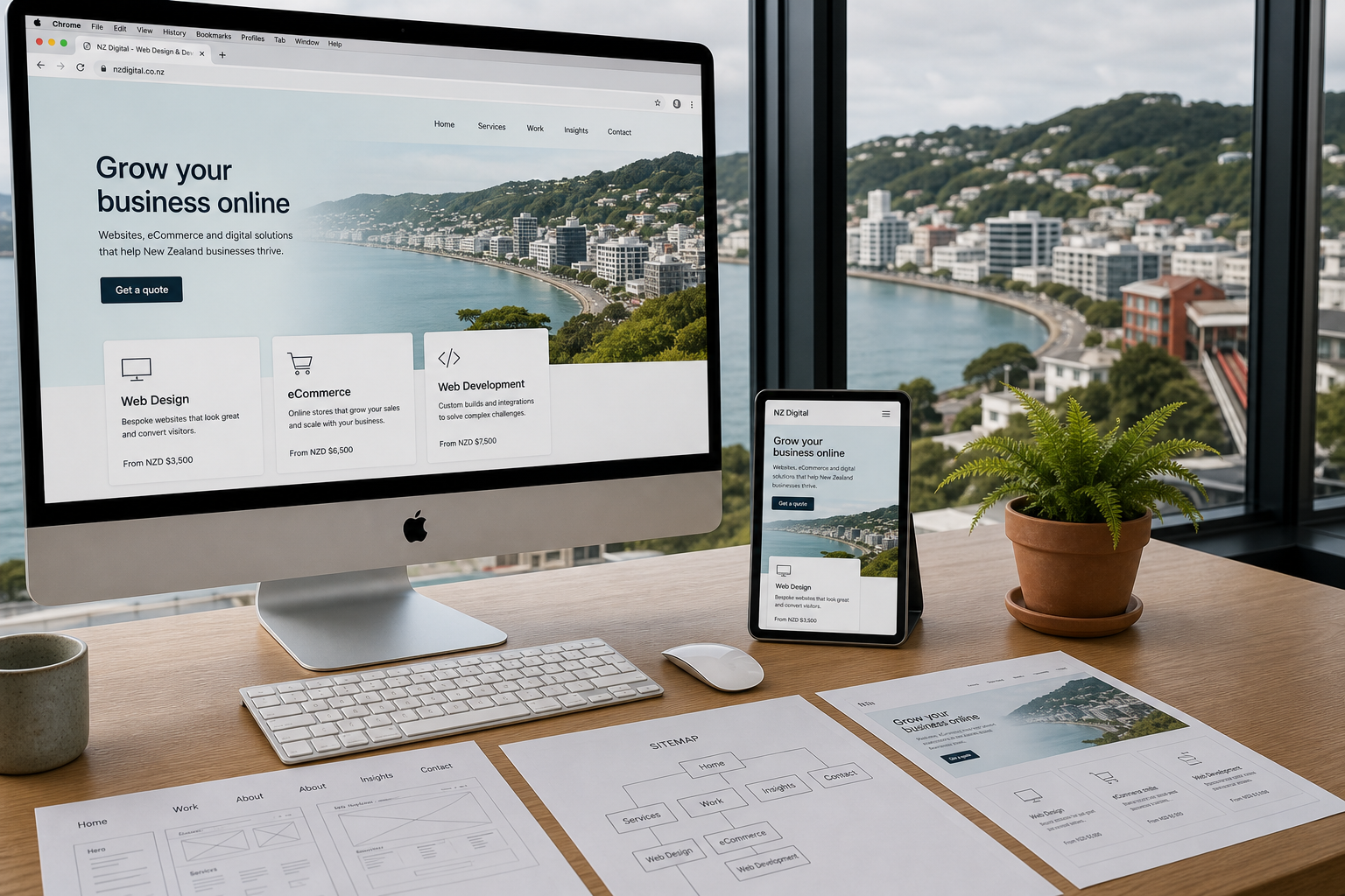 Website Development in New Zealand: Cost, Features, Technology & Development Process