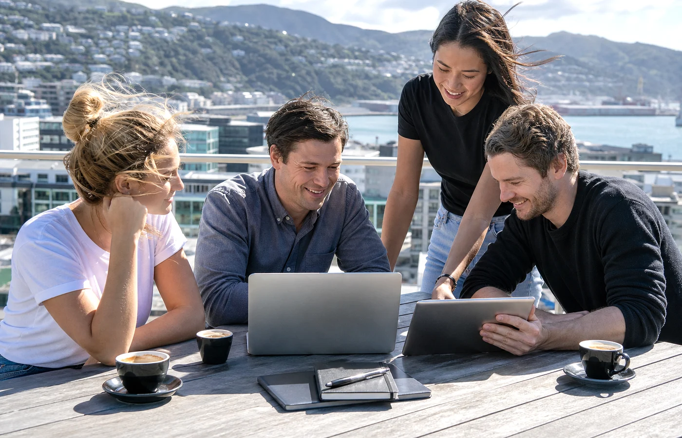 New Zealand AI development team planning an intelligent application
