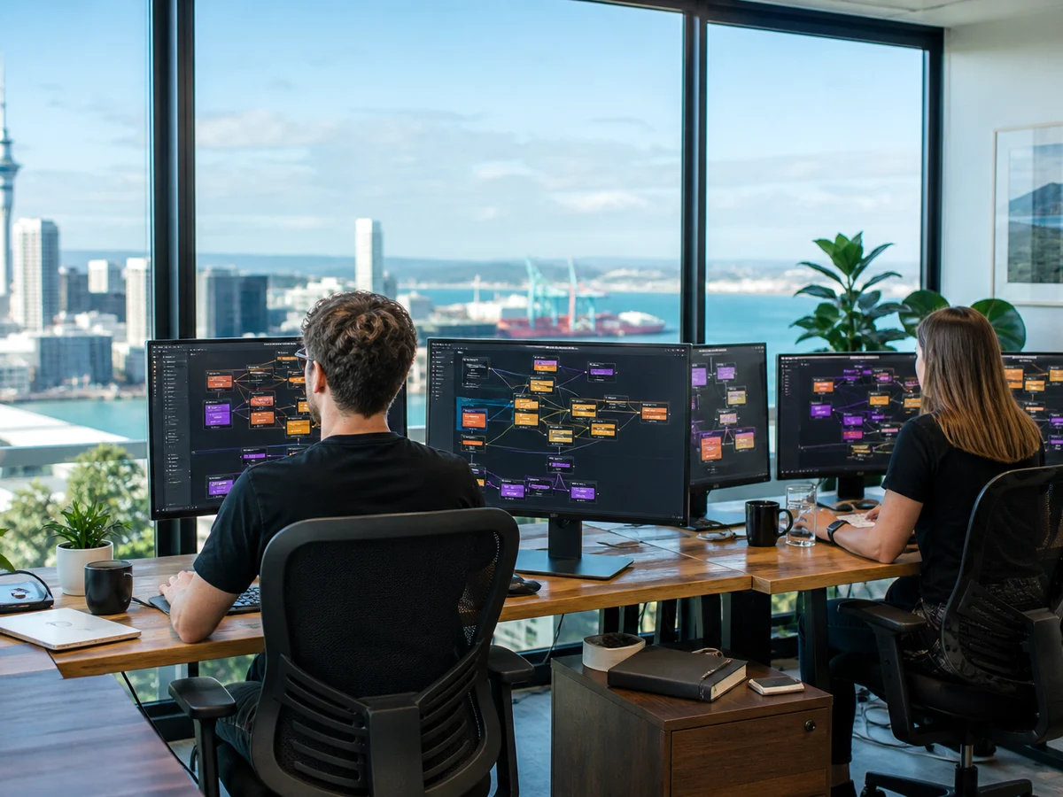 Full stack blockchain development for a New Zealand business