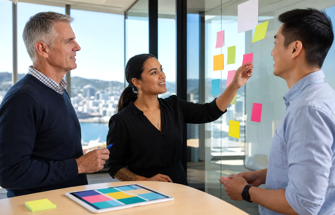 New Zealand business team planning an ecommerce development project