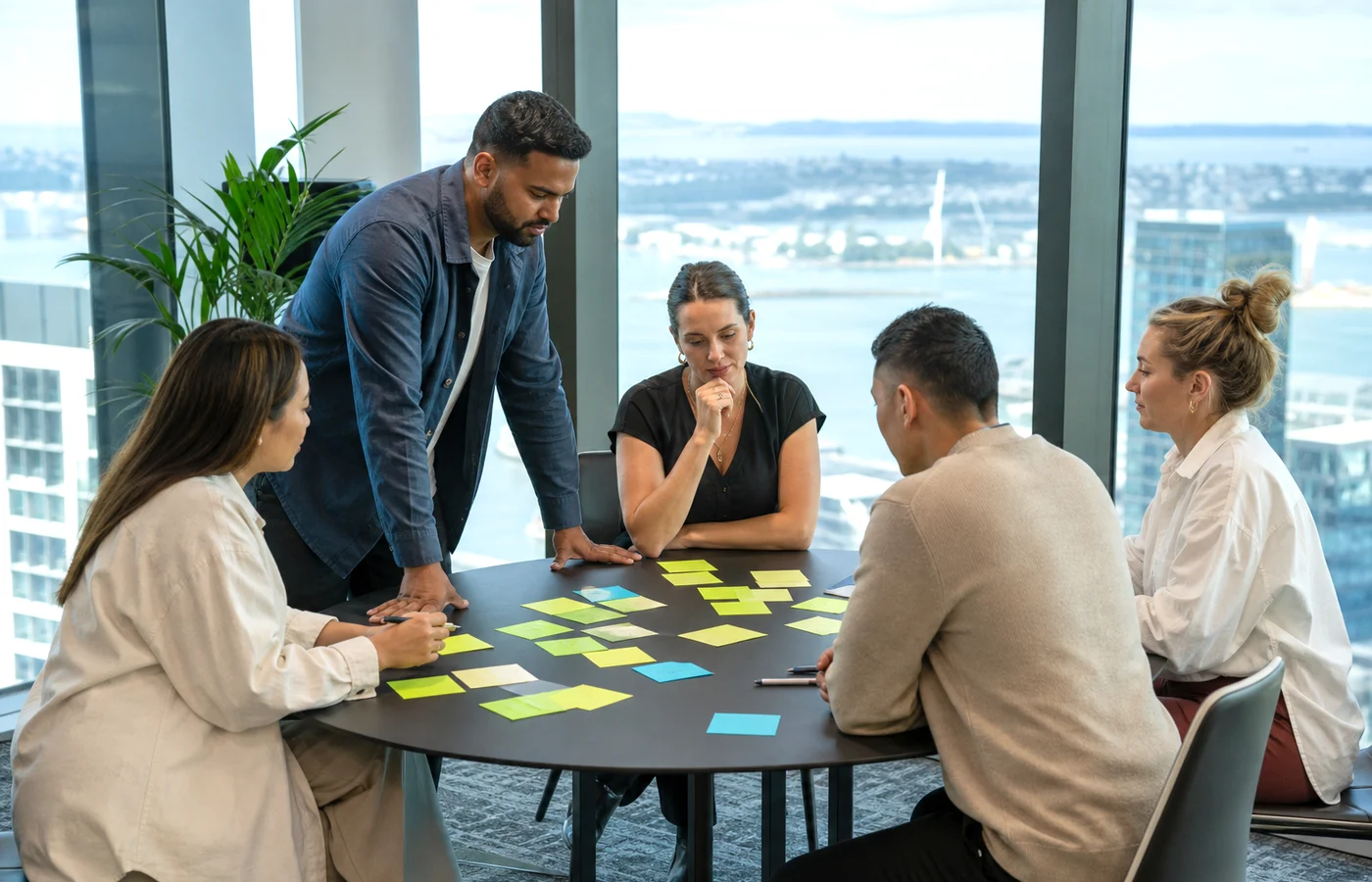 New Zealand business team planning a NodeJS development project