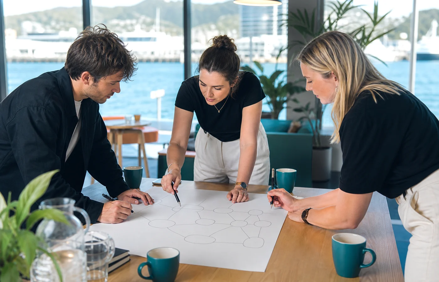 New Zealand startup development team planning a digital product
