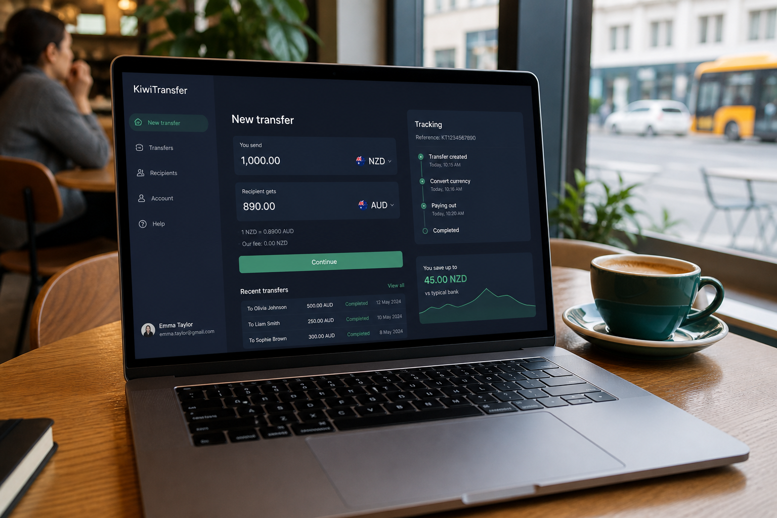 Wise inspired insurance app preview