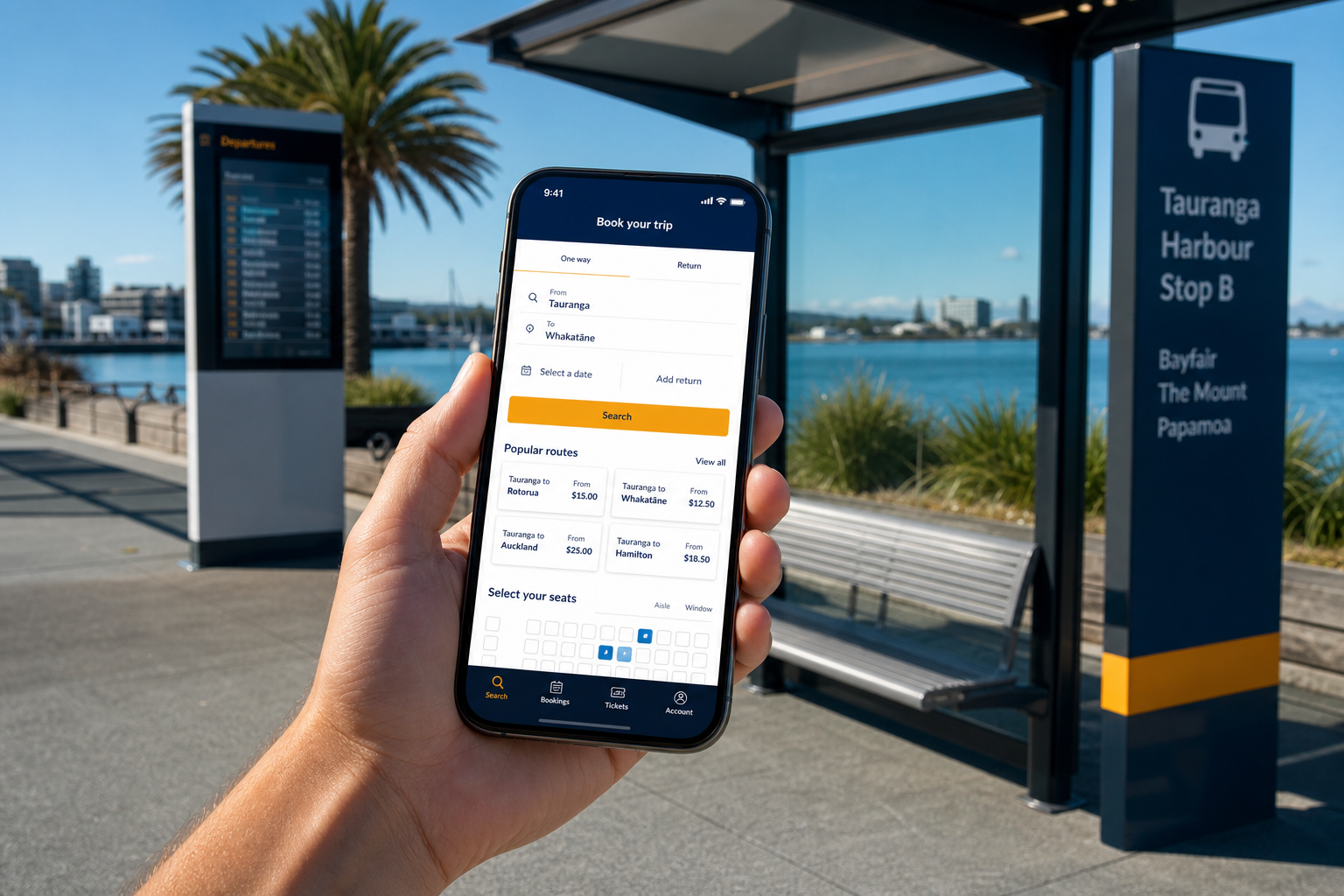 Local inspired insurance app preview