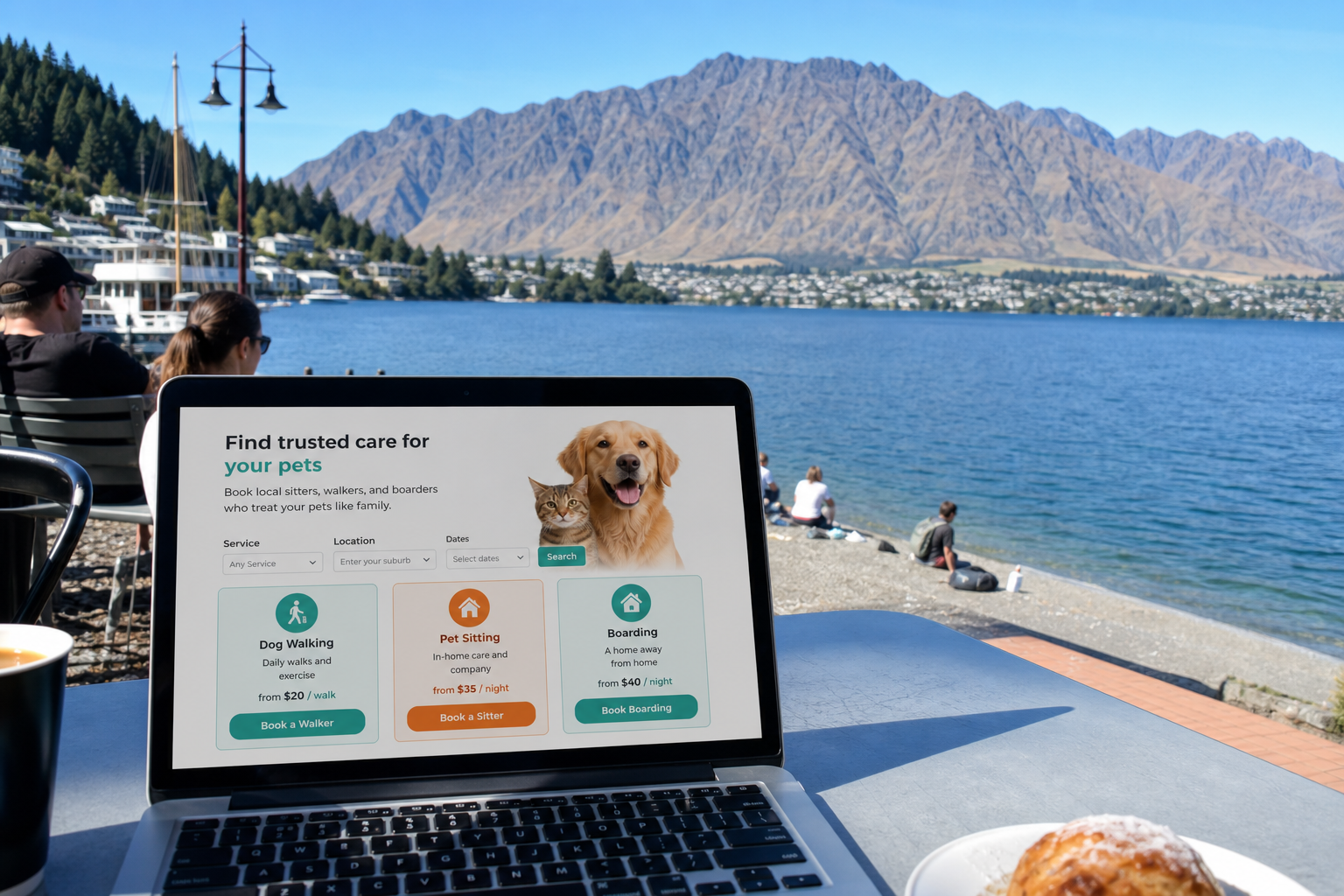 PetBacker inspired insurance app preview