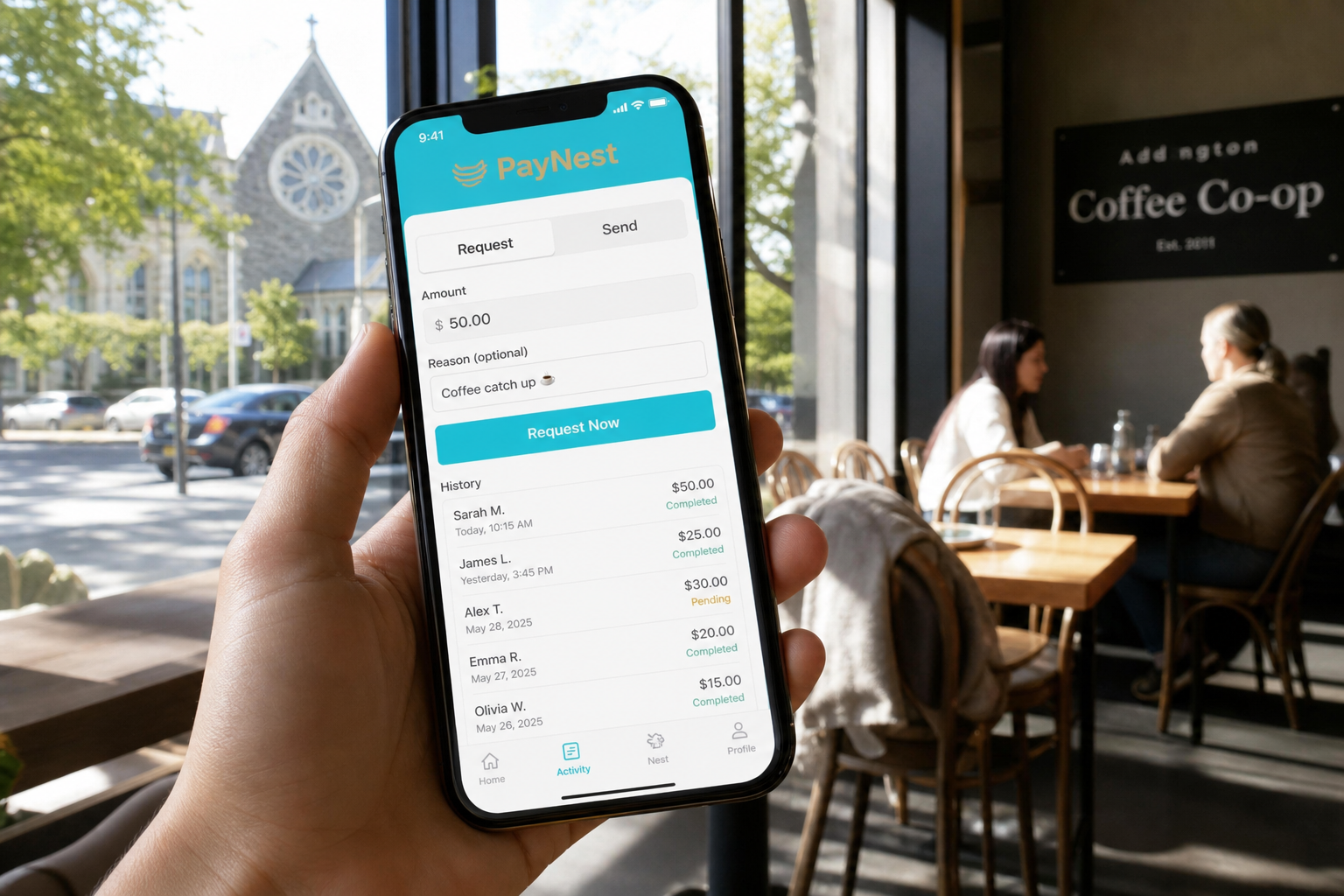 PayPal inspired insurance app preview