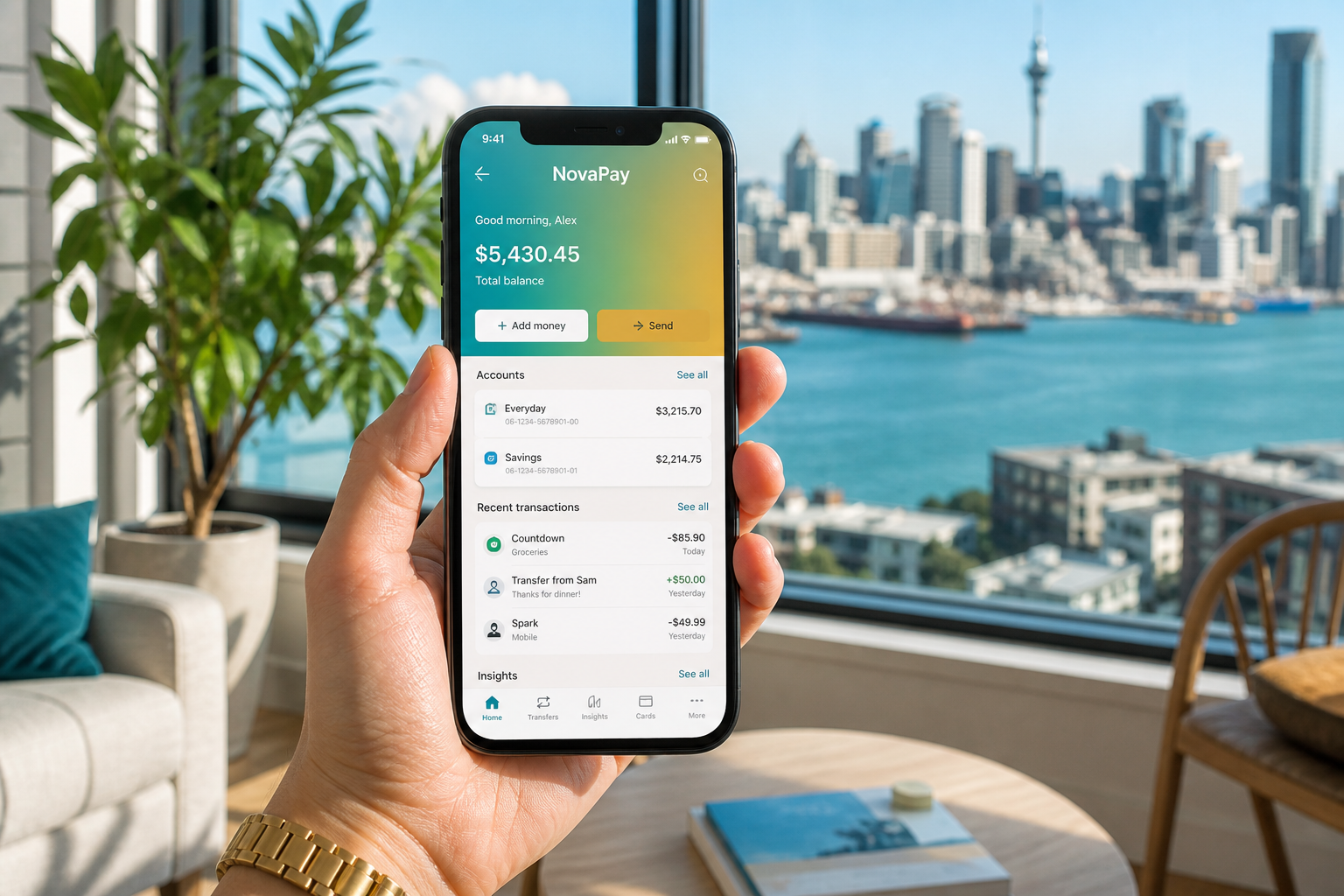 Revolut inspired insurance app preview