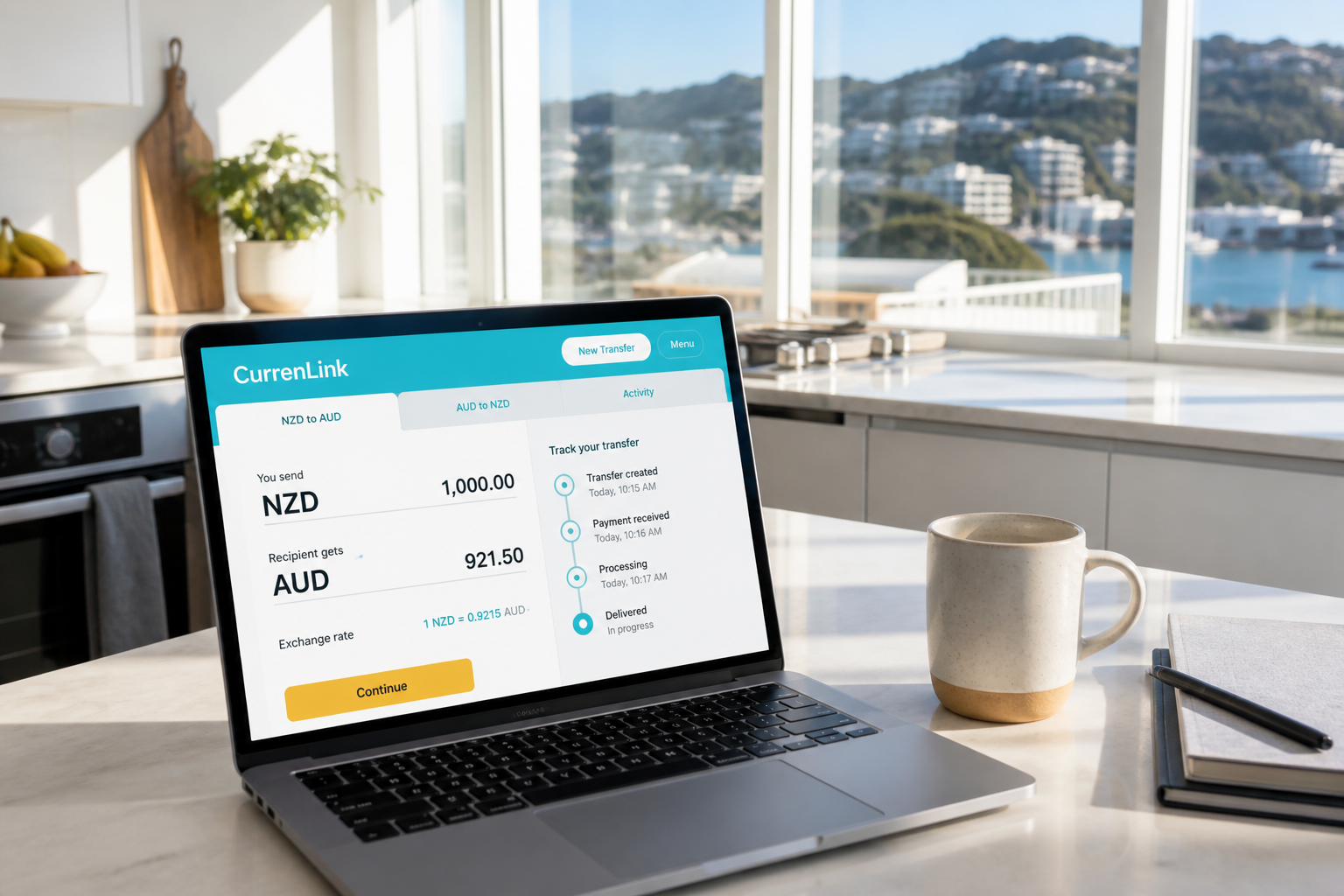 Wise inspired insurance app preview