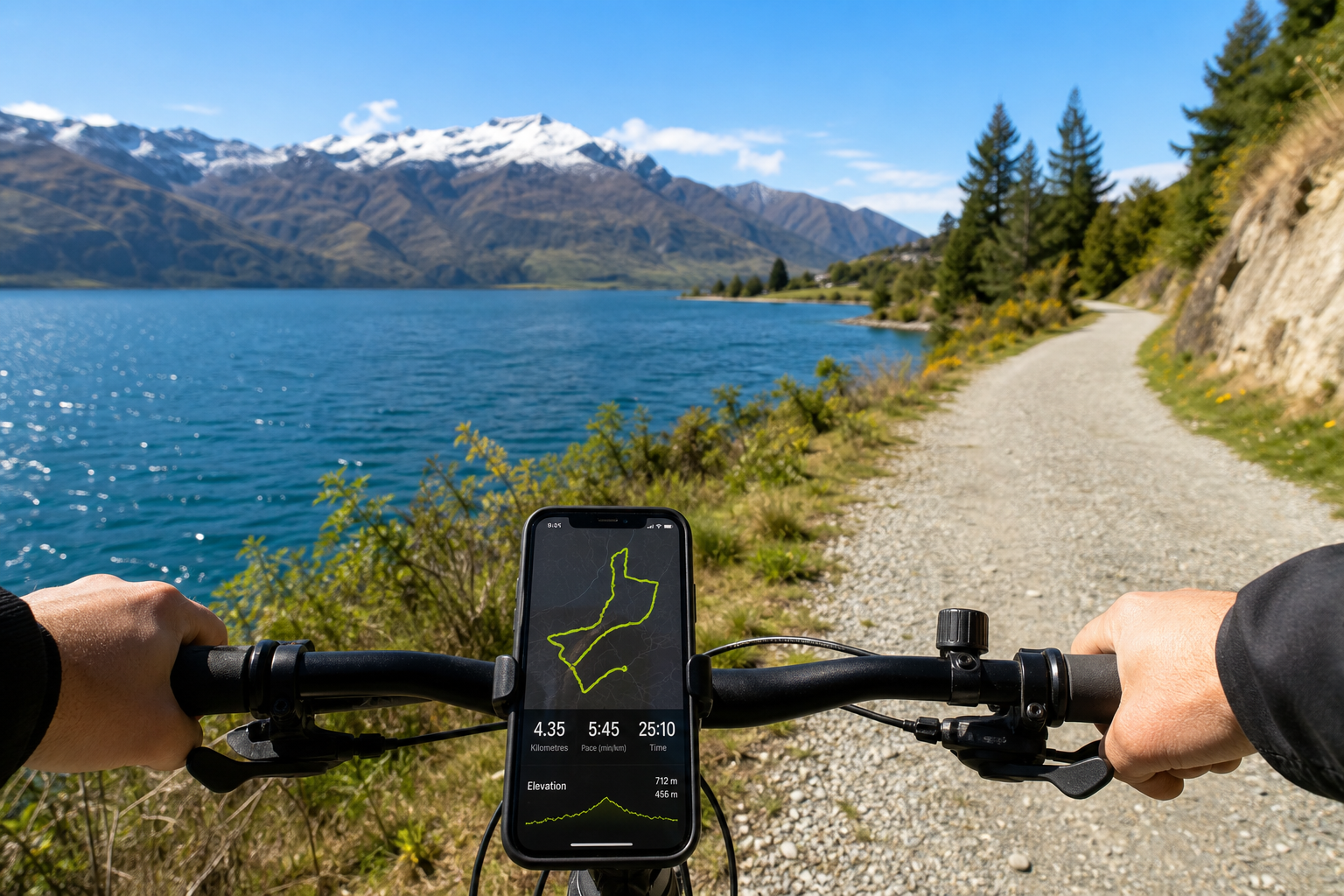 Strava inspired fitness app preview