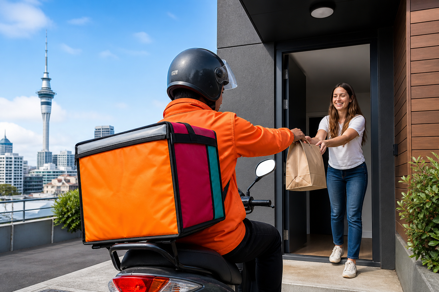 Deliveroo inspired food delivery app preview