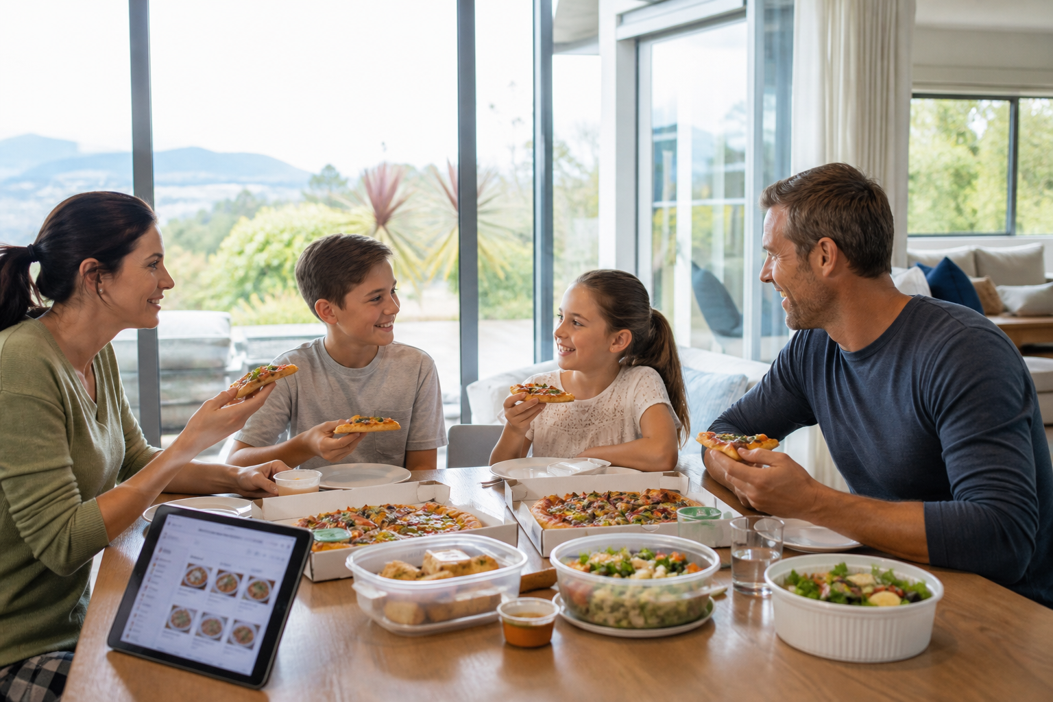 Menulog inspired food delivery app preview