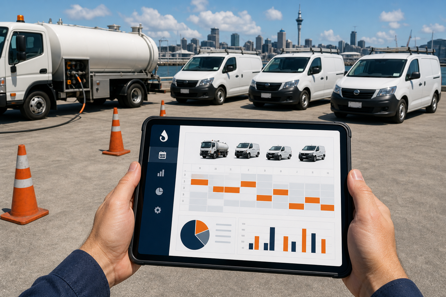 Fill inspired fuel delivery app preview