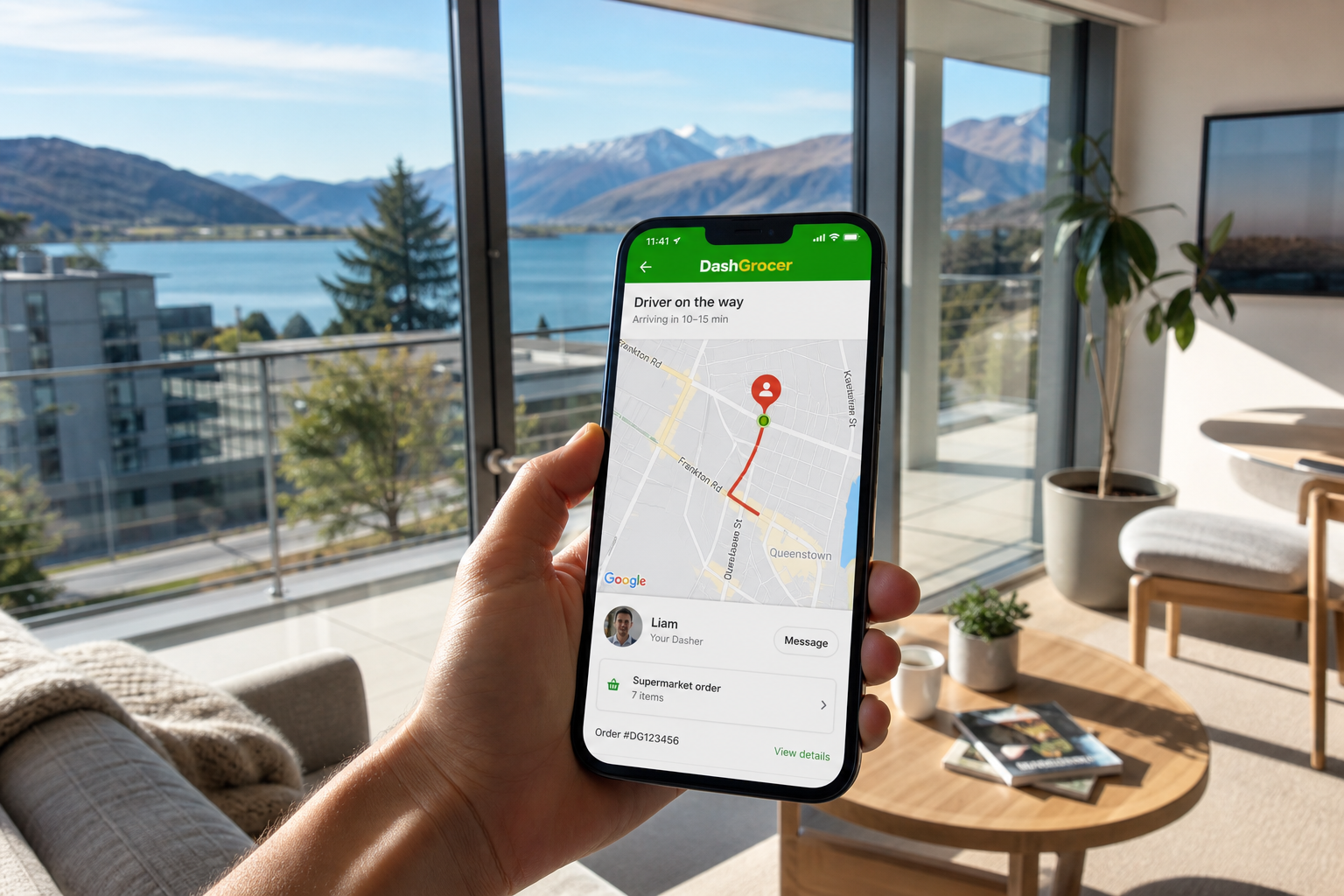 DoorDash inspired insurance app preview