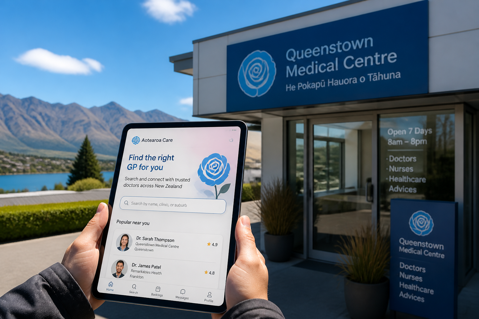 Local inspired healthcare app preview