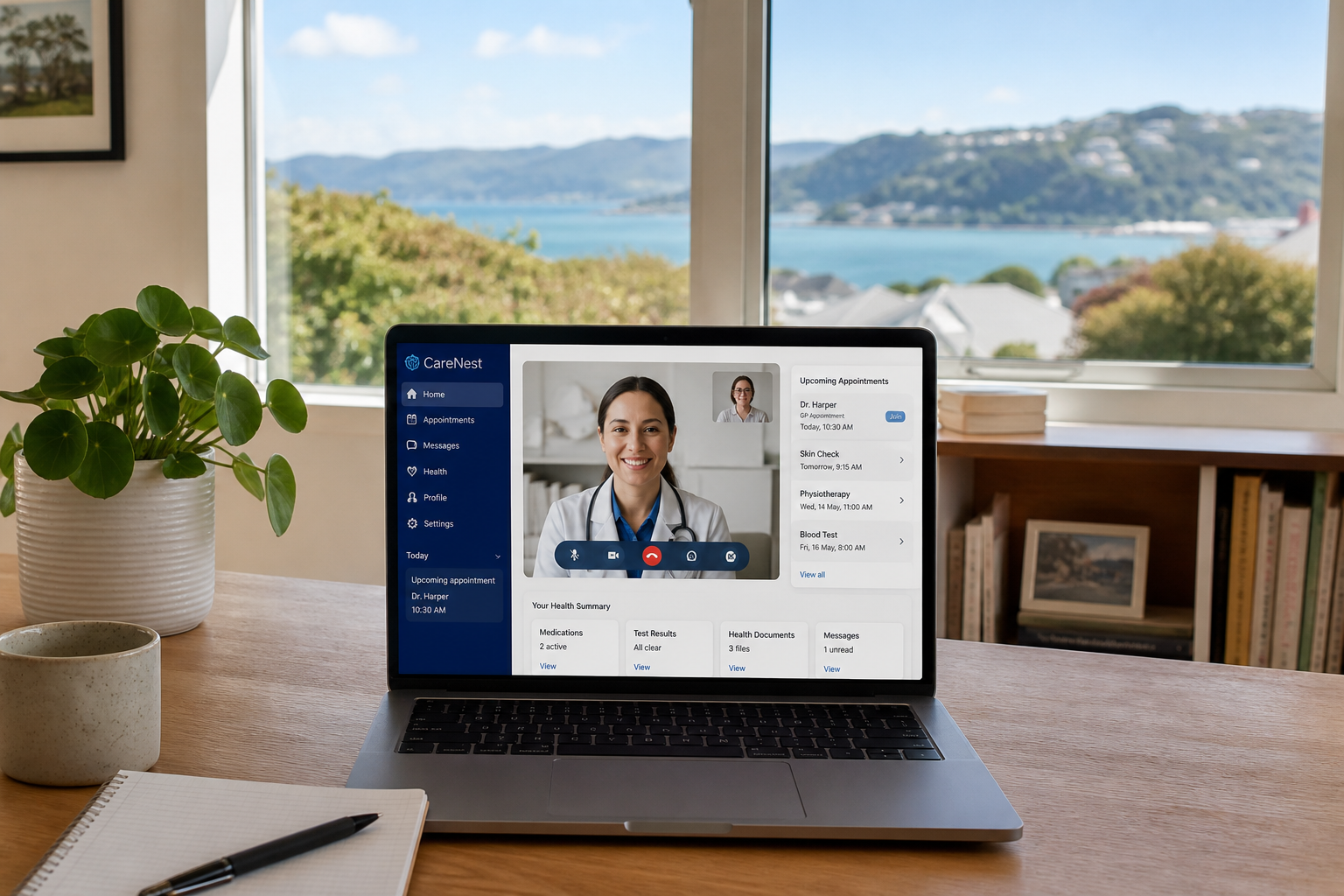 Teladoc inspired healthcare app preview