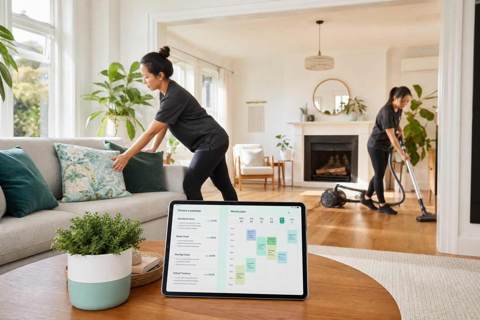 Handy inspired home service app preview