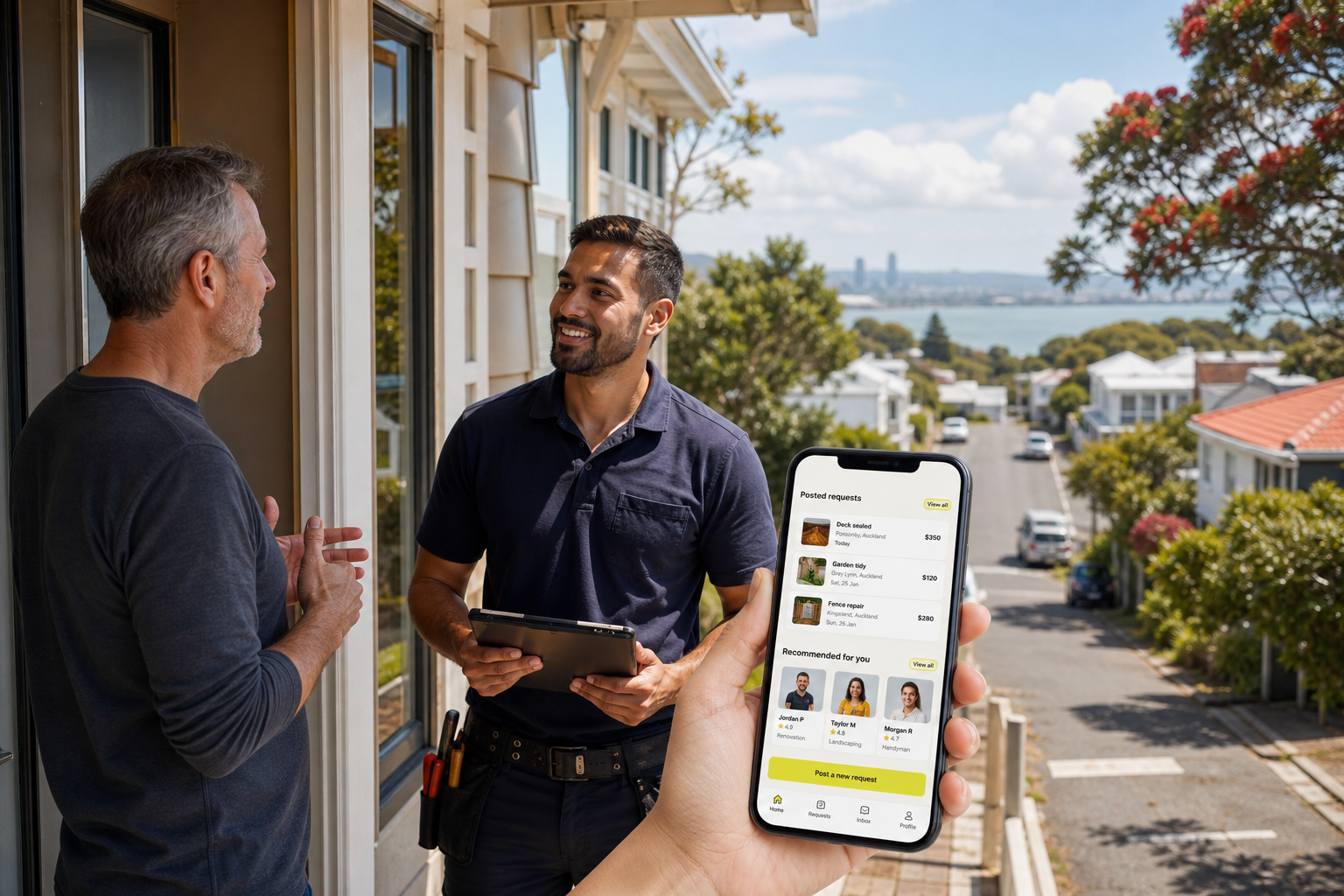 TaskRabbit inspired home service app preview