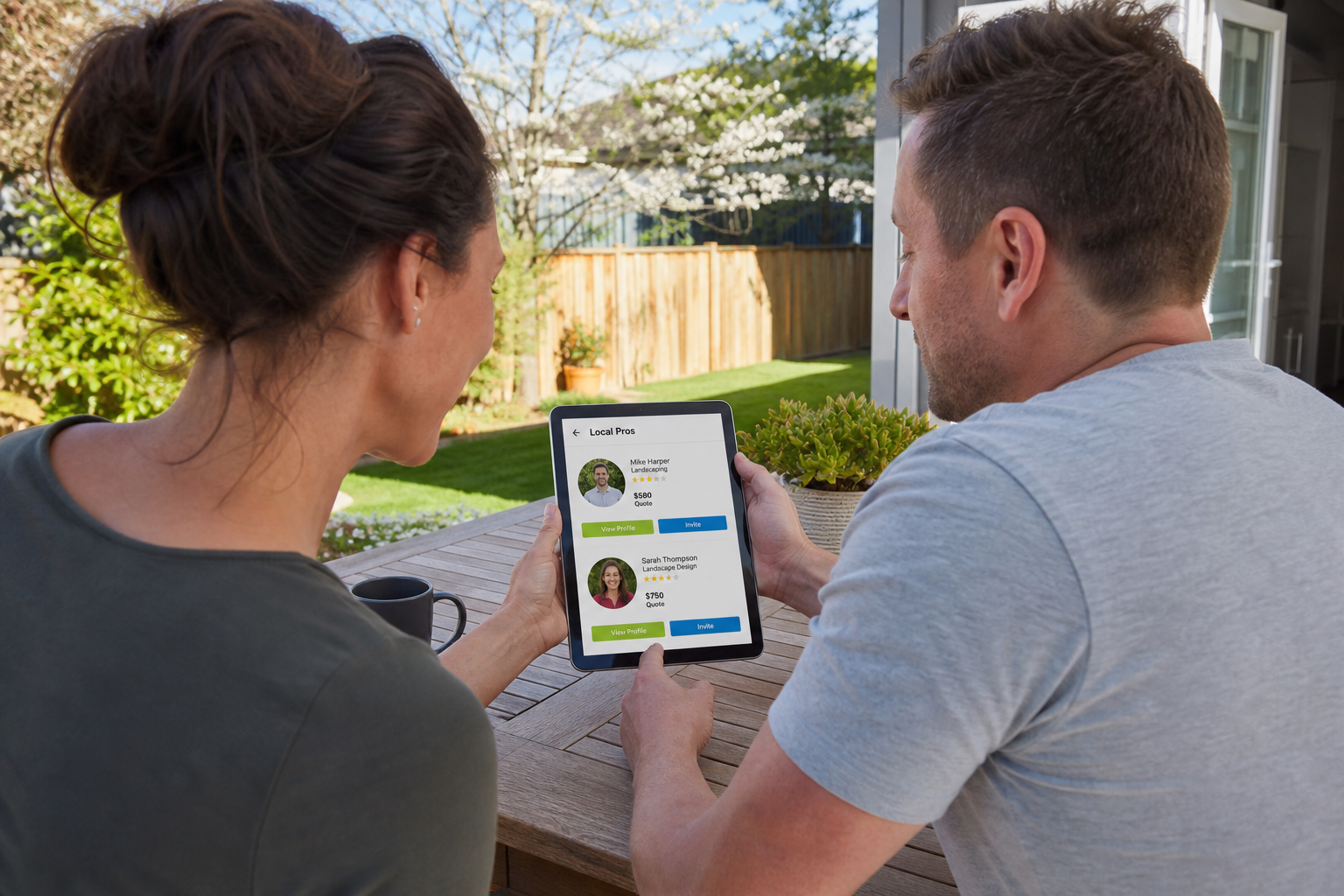 Thumbtack inspired home service app preview