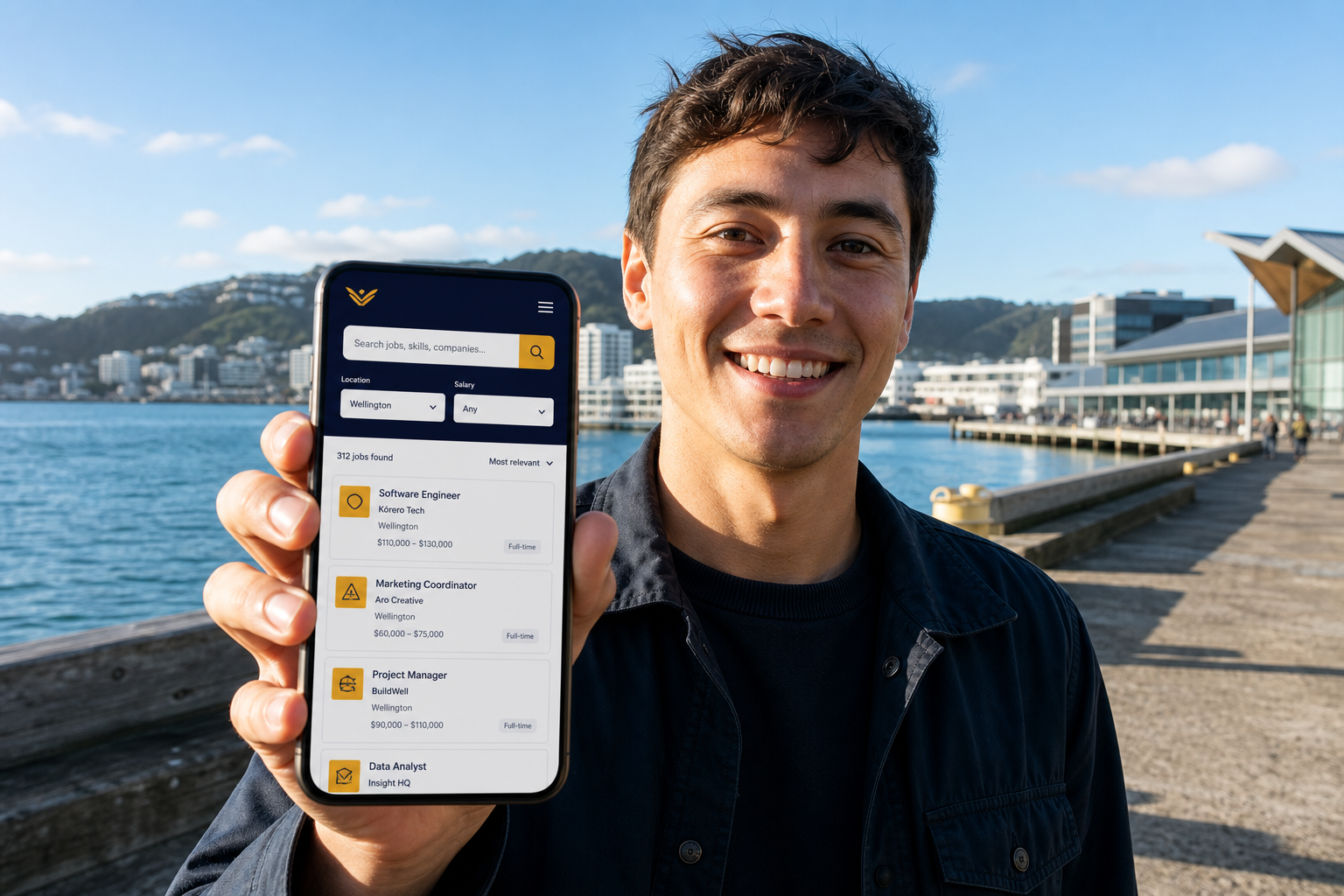 Indeed inspired job portal app preview
