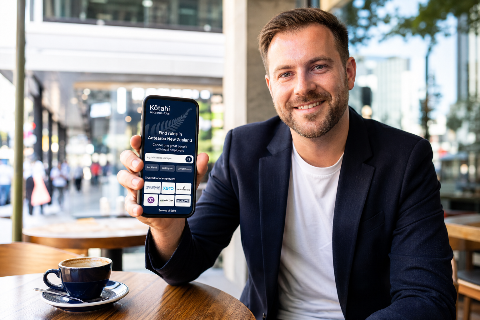 Local Job Portal inspired job portal app preview