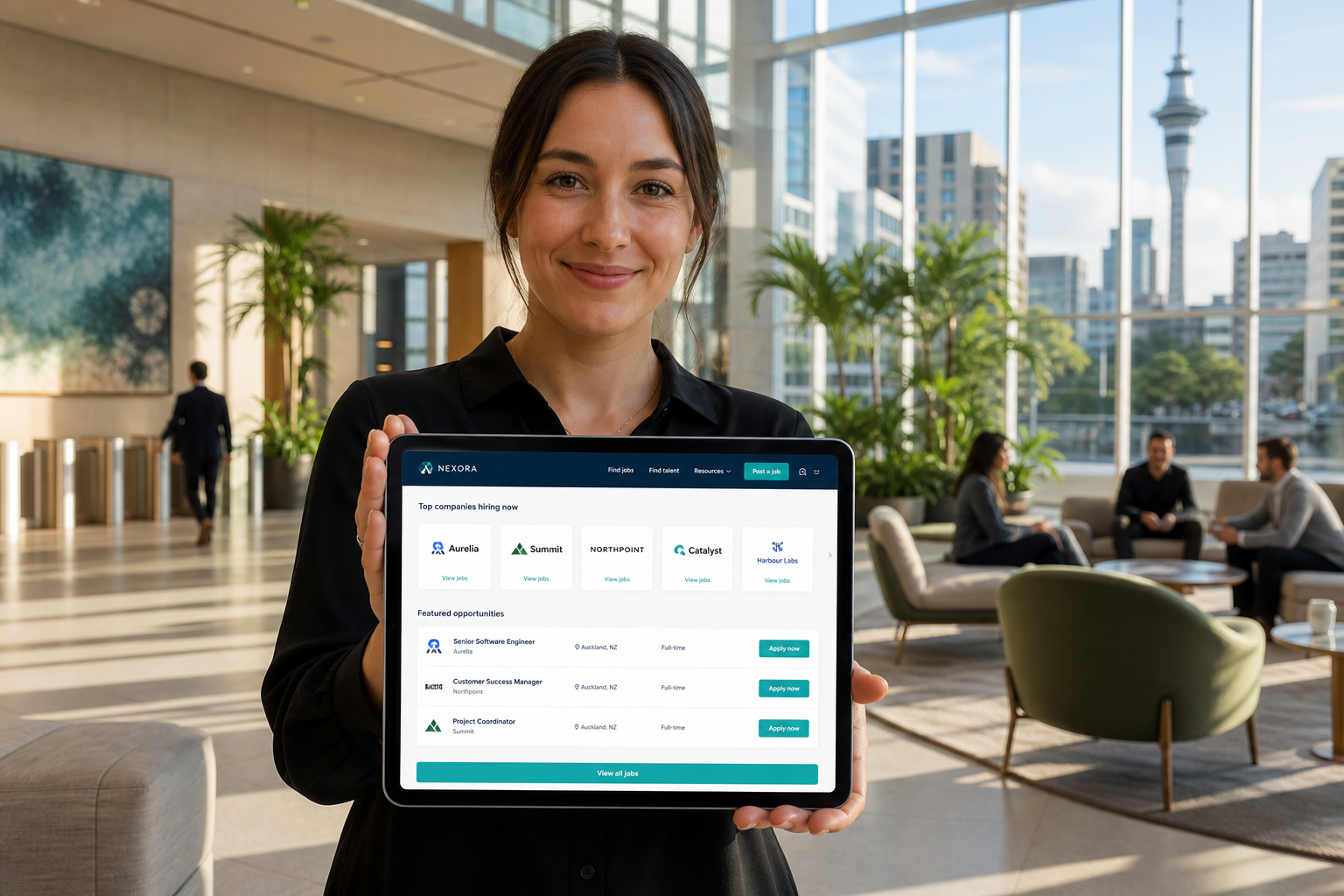 Seek inspired job portal app preview