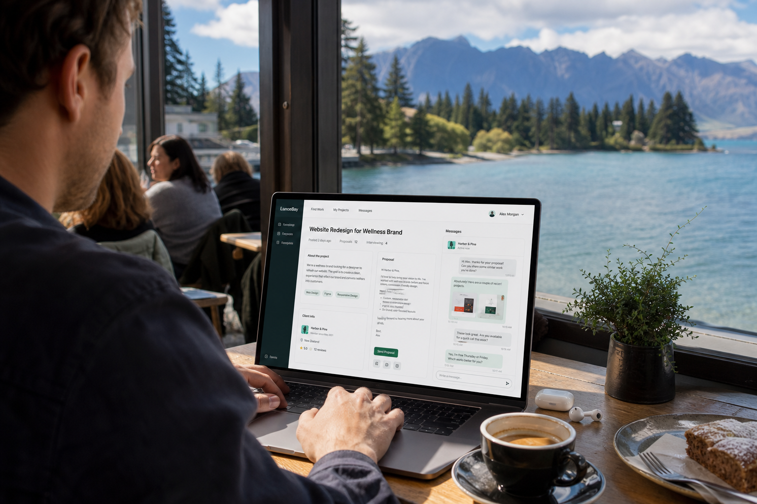 Upwork inspired job portal app preview