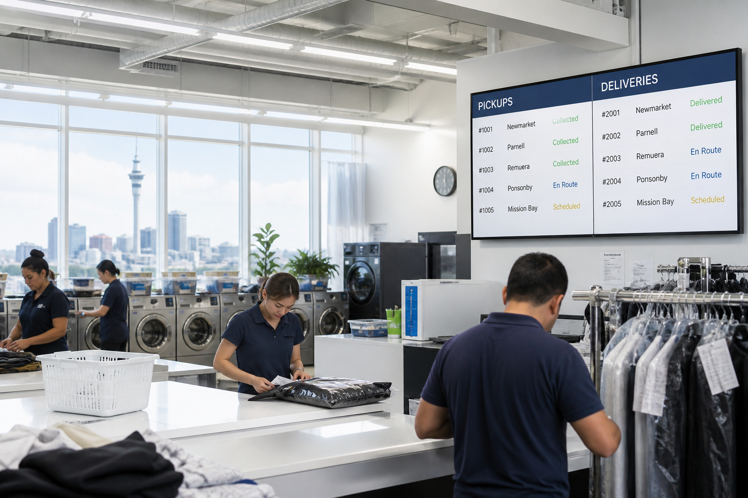 Laundryheap inspired laundry app preview