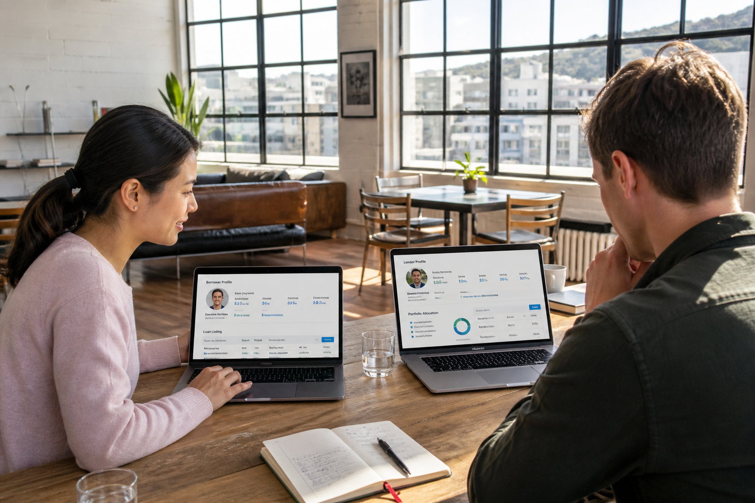 Prosper inspired loan lending app preview