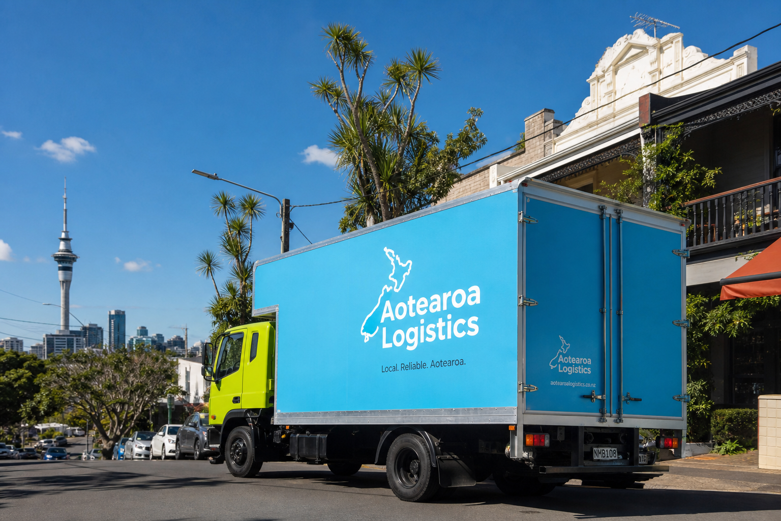 Local inspired logistics app preview