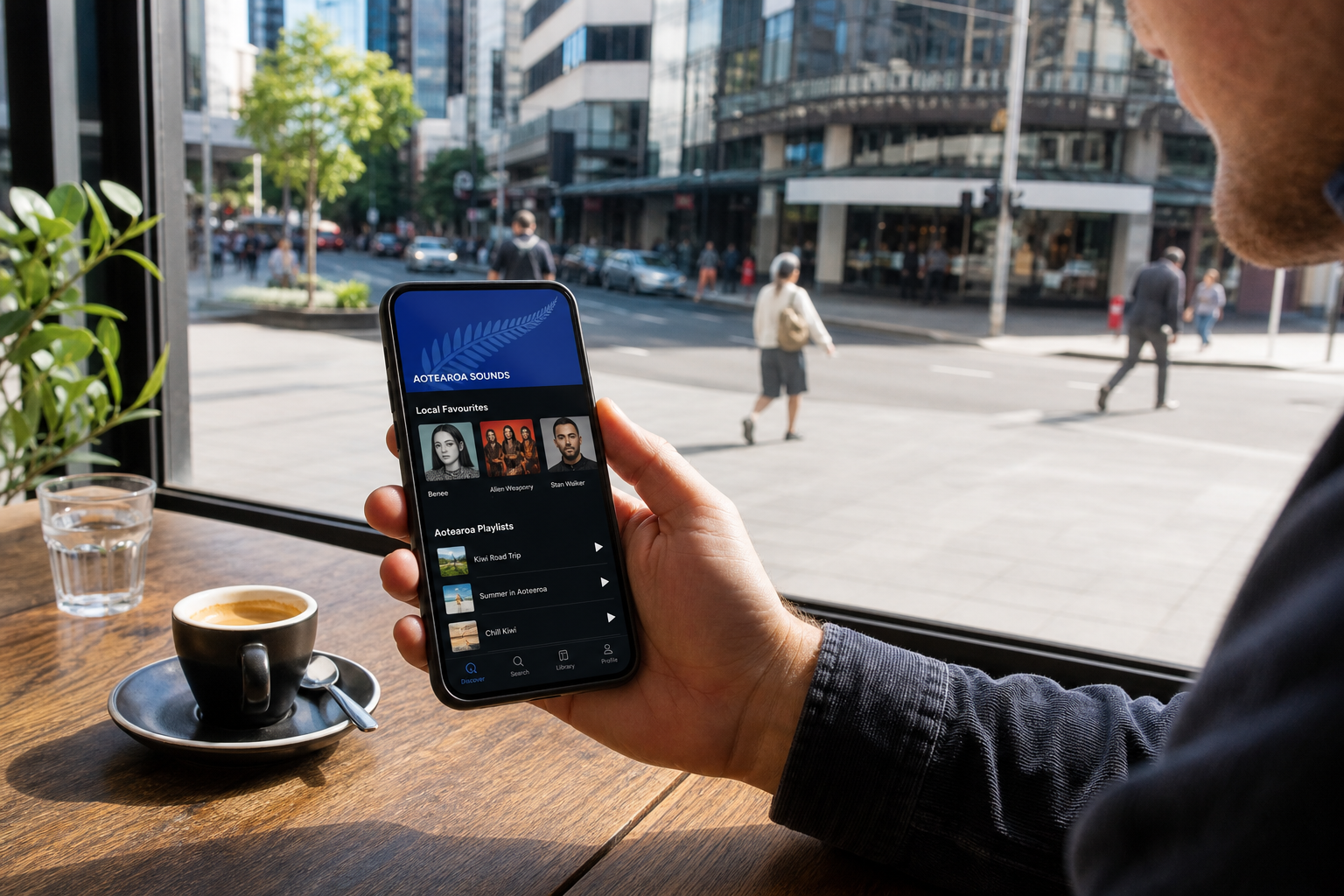 Local Music inspired music streaming app preview