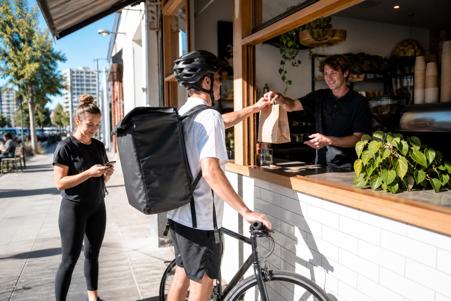 DoorDash inspired on demand app preview