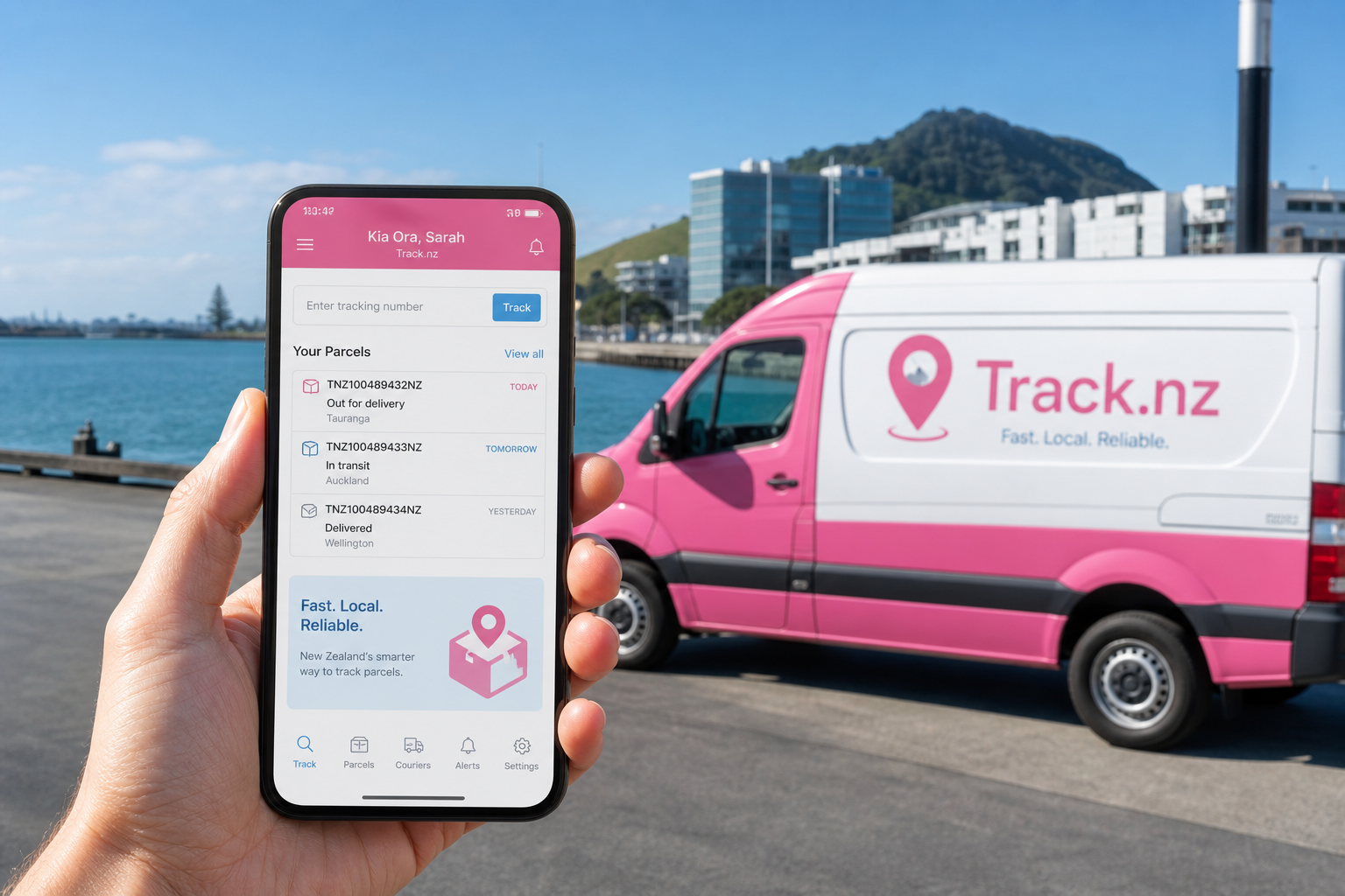 Local inspired insurance app preview