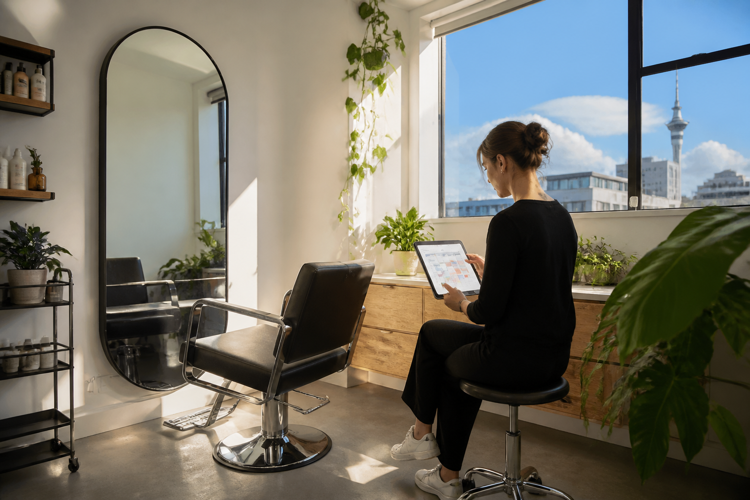 Booksy inspired salon app preview