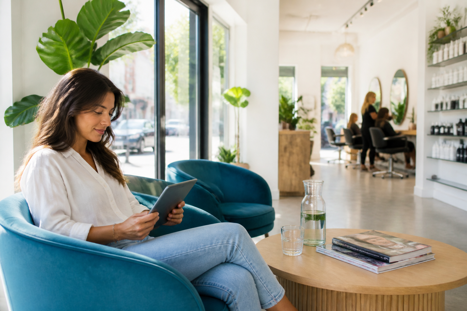 Fresha inspired salon app preview