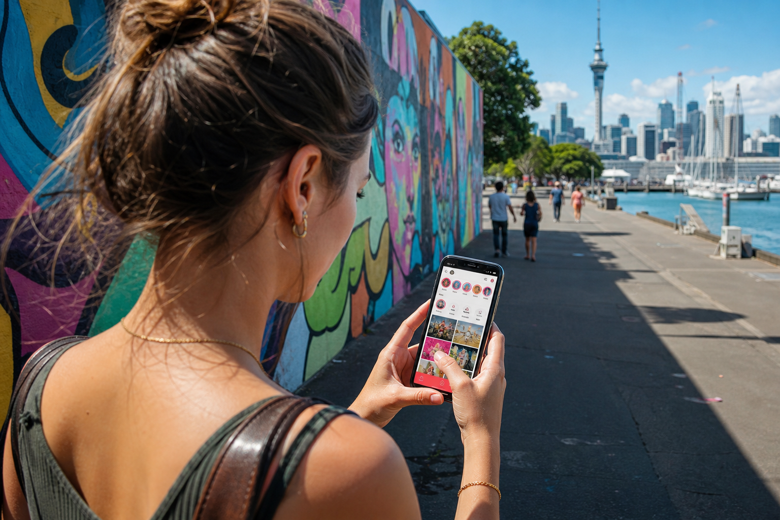 Instagram inspired social media app preview