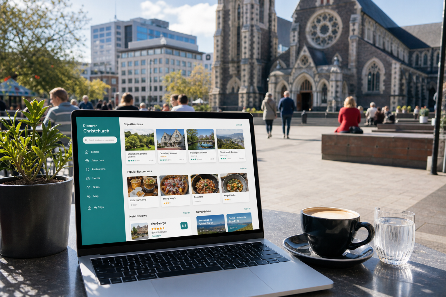 TripAdvisor inspired insurance app preview