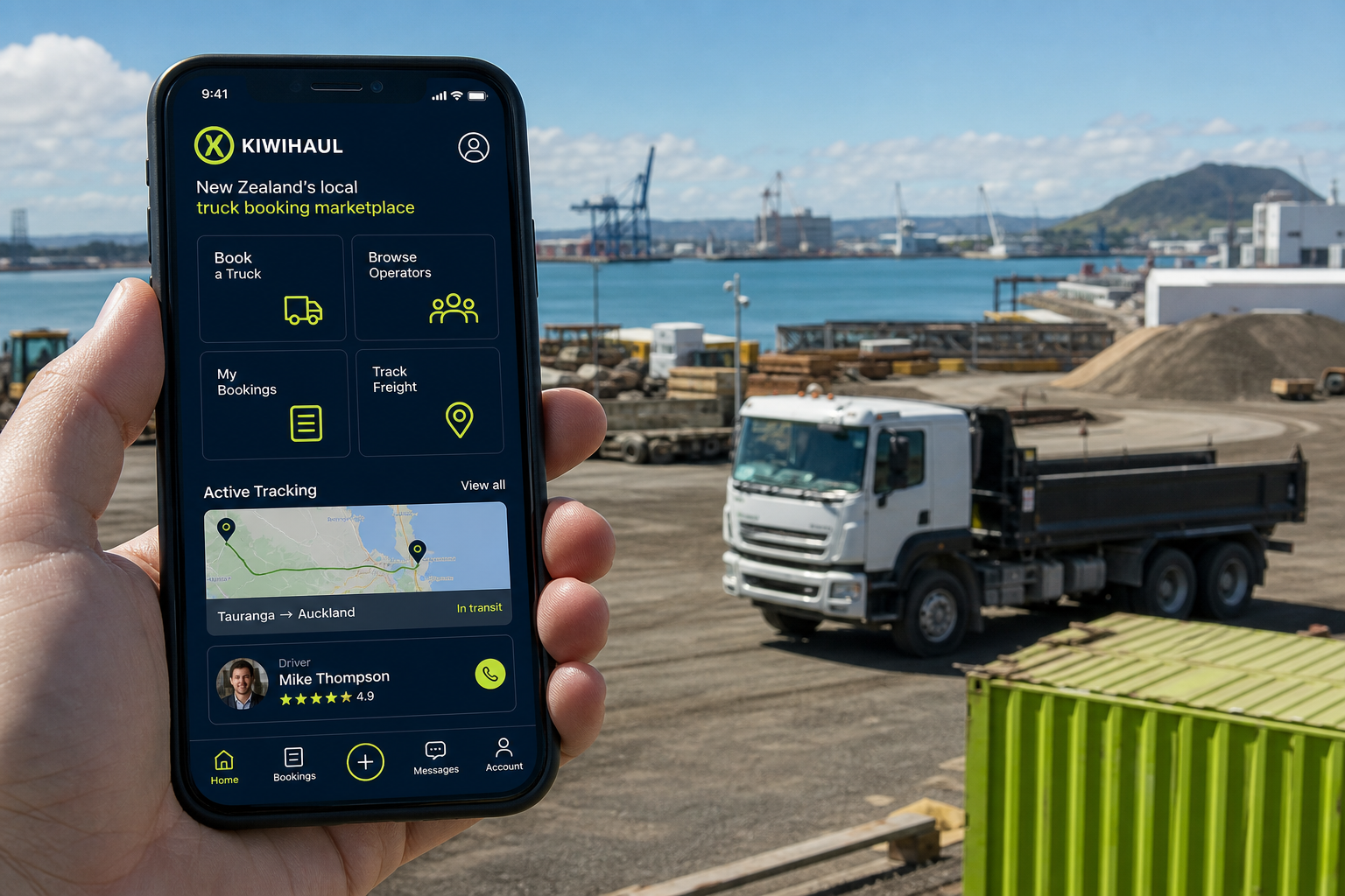 Local inspired insurance app preview