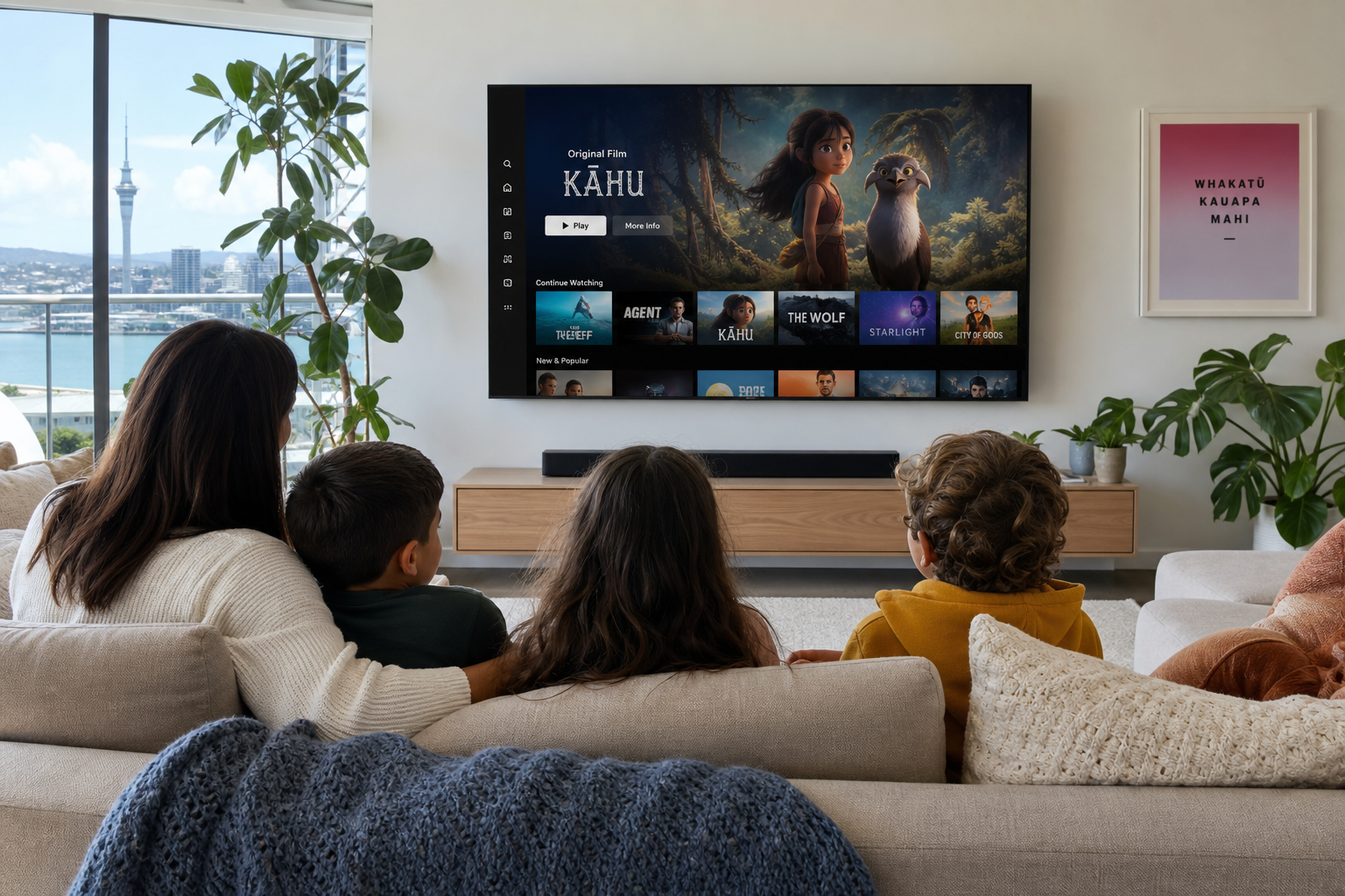 Disney+ inspired video streaming app preview