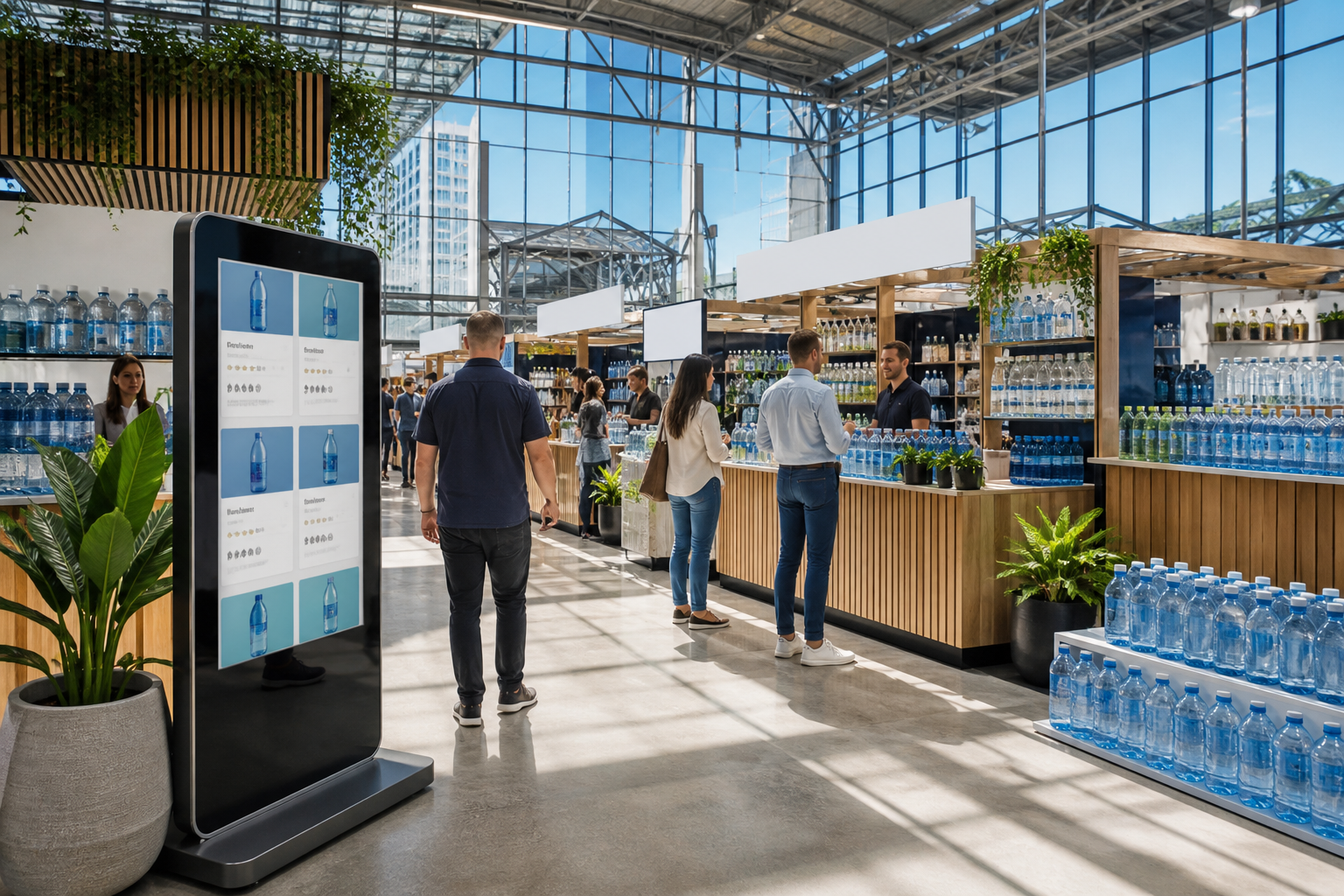 Marketplace inspired water delivery app preview